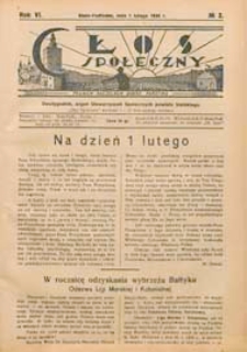 Głos Społeczny R. 6 (1938) nr 3