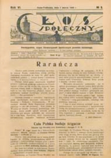 Głos Społeczny R. 6 (1938) nr 5