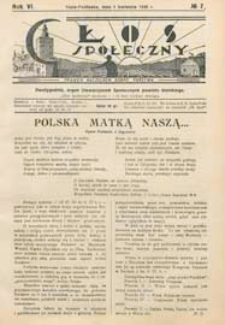Głos Społeczny R. 6 (1938) nr 7
