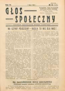 Głos Społeczny R. 6 (1938) nr 13 (125)
