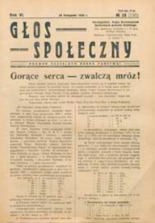 Głos Społeczny R. 6 (1938) nr 23 (135)