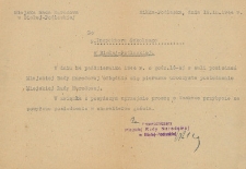 Zaproszenie Inspektora Szkolnego [Jana Makaruka] na pierwsze posiedzenie Miejskiej Rady Narodowej w Białej Podlaskiej