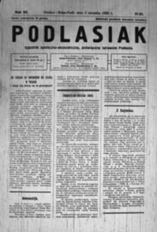 Podlasiak : tygodnik polityczno-społeczno-narodowy, poświęcony sprawom ludu podlaskiego R. 7 (1928) nr 31/32