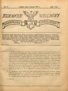Dziennik Urzędowy Województwa Lubelskiego R.8 (1927) nr 4