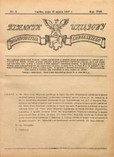 Dziennik Urzędowy Województwa Lubelskiego R.8 (1927) nr 5