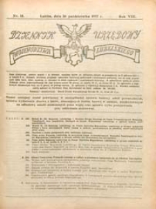 Dziennik Urzędowy Województwa Lubelskiego R.8 (1927) nr 18
