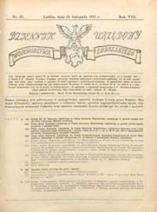 Dziennik Urzędowy Województwa Lubelskiego R.8 (1927) nr 21