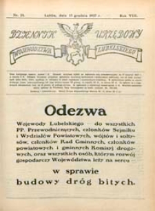 Dziennik Urzędowy Województwa Lubelskiego R.8 (1927) nr 24
