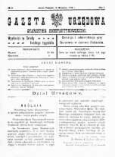 Gazeta Urzędowa Starostwa Konstantynowskiego R.1 (1919) nr 5