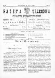 Gazeta Urzędowa Starostwa Konstantynowskiego R. 2 (1920) nr 3
