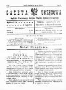 Gazeta Urzędowa Wydziału Powiatowego Sejmiku Powiatu Konstantynowskiego R. 2 (1920) nr 9