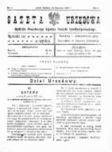 Gazeta Urzędowa Wydziału Powiatowego Sejmiku Powiatu Konstantynowskiego R. 2 (1920) nr 11