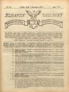 Dziennik Urzędowy Wojew&oacute;dztwa Lubelskiego R.8 (1927) nr 19