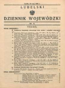 Lubelski Dziennik Wojew&oacute;dzki 1945 nr 4