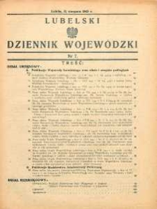 Lubelski Dziennik Wojewódzki 1945 nr 7