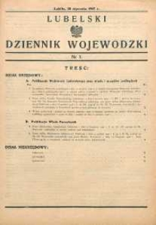 Lubelski Dziennik Wojew&oacute;dzki 1947 nr 1