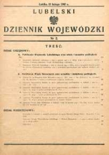 Lubelski Dziennik Wojewódzki 1947 nr 2