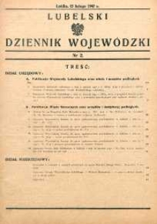 Lubelski Dziennik Wojew&oacute;dzki 1947 nr 2