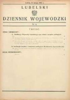 Lubelski Dziennik Wojewódzki 1947 nr 3