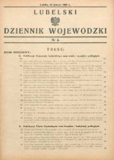 Lubelski Dziennik Wojew&oacute;dzki 1947 nr 4