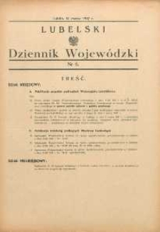 Lubelski Dziennik Wojew&oacute;dzki 1947 nr 6