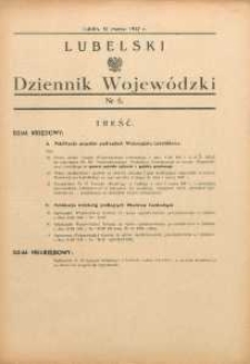 Lubelski Dziennik Wojewódzki 1947 nr 6