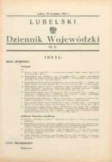 Lubelski Dziennik Wojewódzki 1947 nr 8