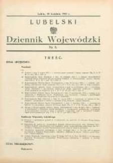 Lubelski Dziennik Wojew&oacute;dzki 1947 nr 8