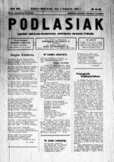 Podlasiak : tygodnik polityczno-społeczno-narodowy, poświęcony sprawom ludu podlaskiego R. 7 (1928) nr 44-45