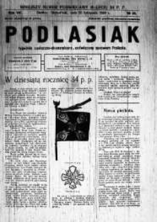 Podlasiak : tygodnik polityczno-społeczno-narodowy, poświęcony sprawom ludu podlaskiego R. 7 (1928) nr 48