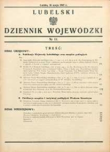 Lubelski Dziennik Wojewódzki 1947 nr 11
