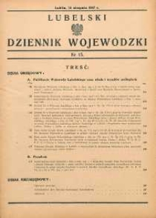 Lubelski Dziennik Wojewódzki 1947 nr 15