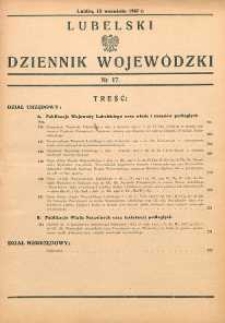 Lubelski Dziennik Wojewódzki 1947 nr 17