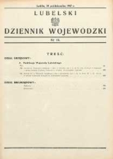 Lubelski Dziennik Wojewódzki 1947 nr 19