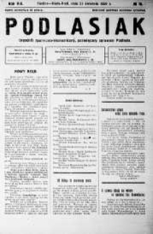 Podlasiak : tygodnik polityczno-społeczno-narodowy, poświęcony sprawom ludu podlaskiego R. 8 (1929) nr 16