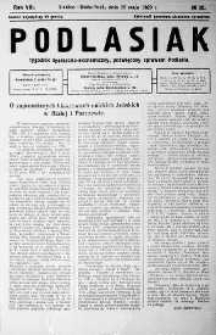 Podlasiak : tygodnik polityczno-społeczno-narodowy, poświęcony sprawom ludu podlaskiego R. 8 (1929) nr 20