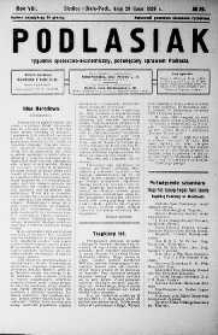 Podlasiak : tygodnik polityczno-społeczno-narodowy, poświęcony sprawom ludu podlaskiego R. 8 (1929) nr 29