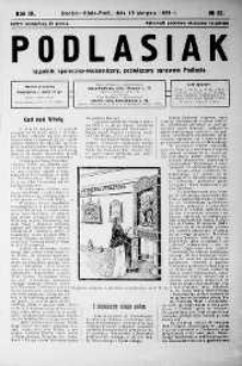 Podlasiak : tygodnik polityczno-społeczno-narodowy, poświęcony sprawom ludu podlaskiego R. 8 (1929) nr 32