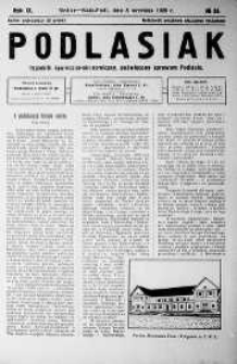 Podlasiak : tygodnik polityczno-społeczno-narodowy, poświęcony sprawom ludu podlaskiego R. 8 (1929) nr 35