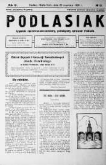 Podlasiak : tygodnik polityczno-społeczno-narodowy, poświęcony sprawom ludu podlaskiego R. 8 (1929) nr 37