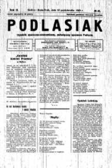 Podlasiak : tygodnik polityczno-społeczno-narodowy, poświęcony sprawom ludu podlaskiego R. 8 (1929) nr 40