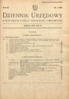 Dziennik Urzędowy Kuratorjum Okręgu Szkolnego Lubelskiego R.8 (1935/1936) nr 6 (80)