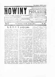 Nowiny Podlaskie: pismo bezpartyjne wychodzące dwa razy tygodniowo, poświęcone interesom Podlasia R. 1 (1931) nr 30