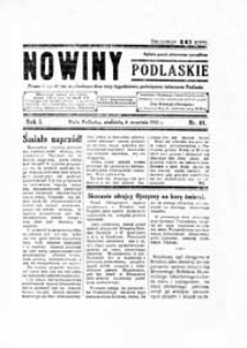 Nowiny Podlaskie: pismo bezpartyjne wychodzące dwa razy tygodniowo, poświęcone interesom Podlasia R. 1 (1931) nr 44
