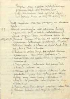 Program pracy w zespole samokształceniowym zorganizowanym pod przewodnictwem Zofji Arasimowicz nauczycielki z Mokran Starych : czas trwania kursu od 15 XI 1933 do 30 III 1934 r.