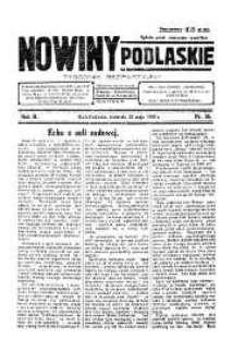 Nowiny Podlaskie: tygodnik bezpartyjny R. 2 (1932) nr 26