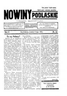 Nowiny Podlaskie: tygodnik bezpartyjny R. 2 (1932) nr 36