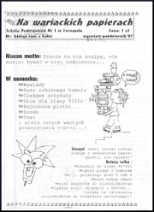 Na Wariackich Papierach R. 5 (1997) wrzesień - październik