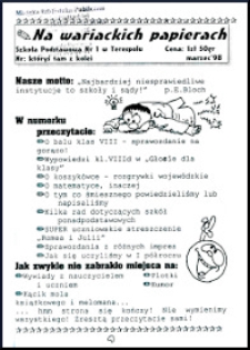 Na Wariackich Papierach R. 5 (1998) marzec