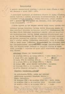 Relacja w sprawie administracji szkolnej w powiecie Biała Podlaska w okresie okupacji w latach 1939-1944
